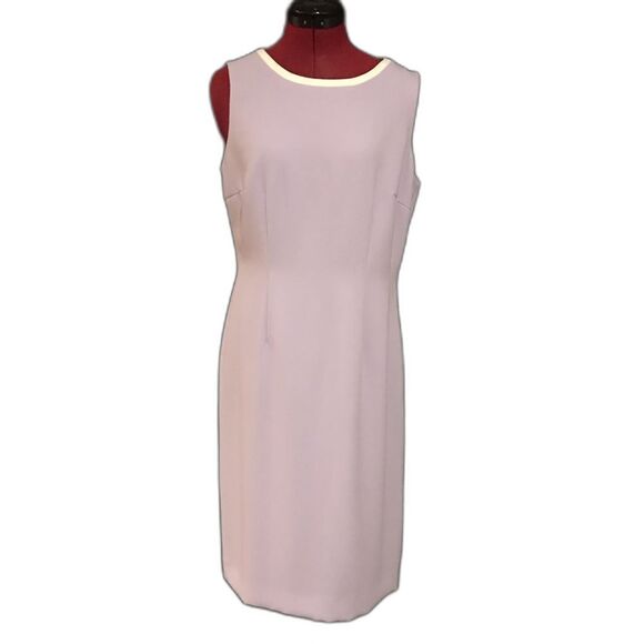 Kasper ASL Jacket Dress Women’s Size 10 Lilac 2-Piece Suit Dress Short Sleeve - Picture 6 of 11
